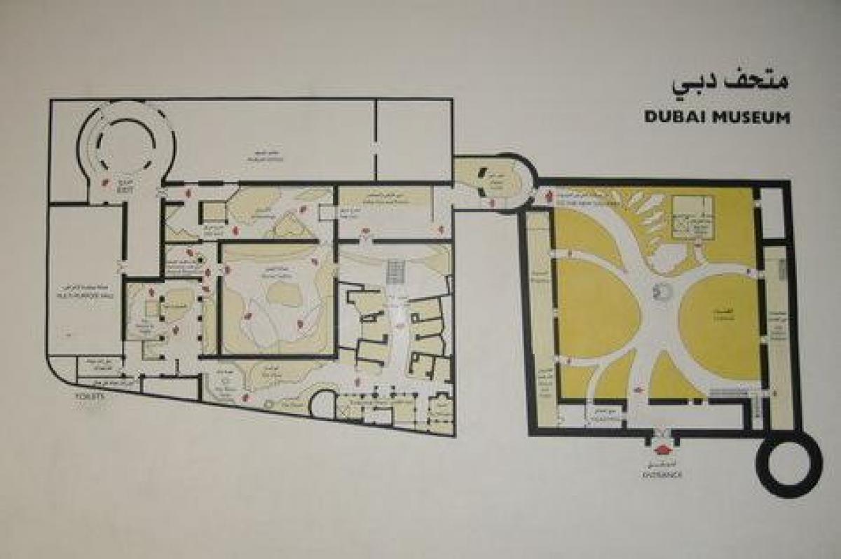 Dubai museum location map