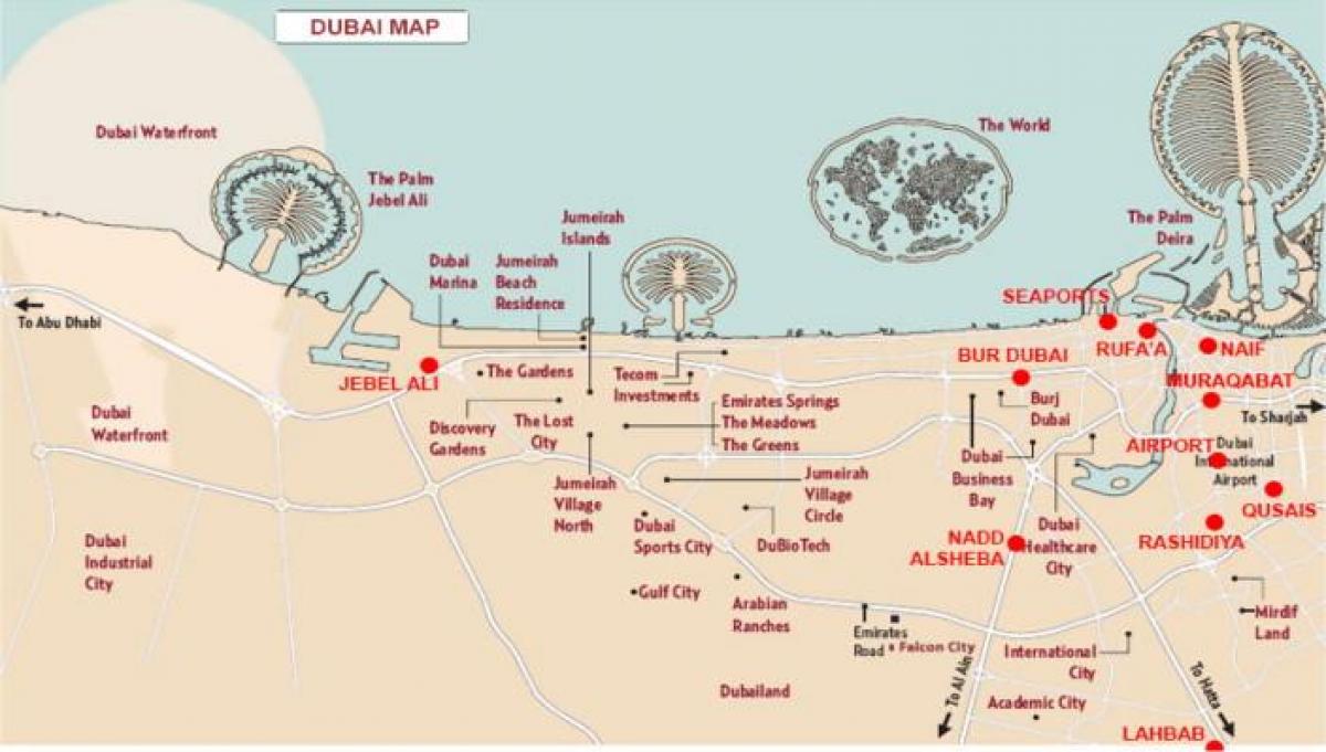 map of Jebel Ali