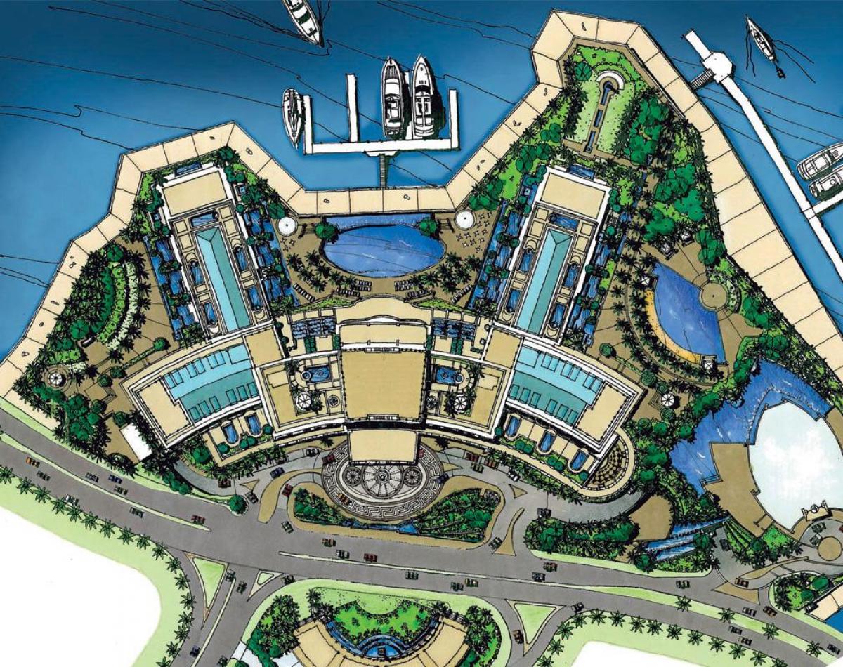 map of Palazzo Versace Dubai