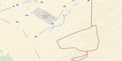 Al Qudra cycle path location map