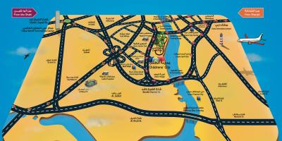 Map of Children's city Dubai