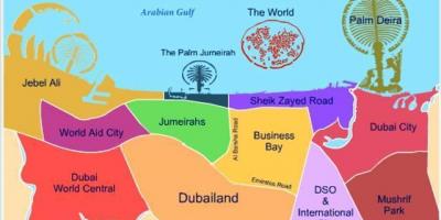 Map of Dubailand