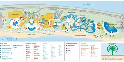 Map of Atlantis Dubai