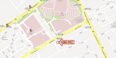 Dubai hospital location map