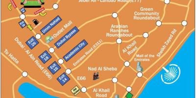 Rugby Sevens Dubai location map