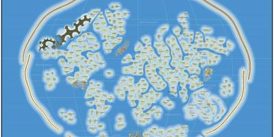 World map island Dubai